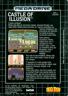 Castle of Illusion - Fushigi no Oshiro Daibouken (Japan) box cover back